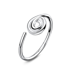 Helix Style Silver Nose Ring NSKR-65
